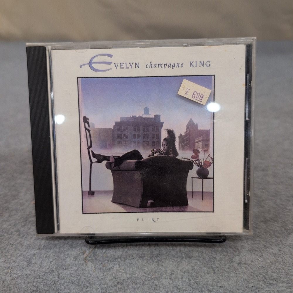 Evelyn Champagne King Flirt CD 1988 EMI-Manhattan R&B Soul CDP-7-46968-2 - Picture 1 of 2